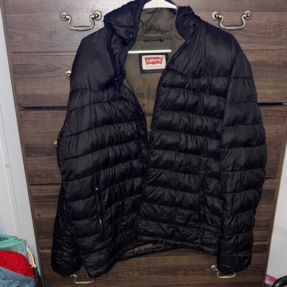 Levi's Quilted Black Jacket